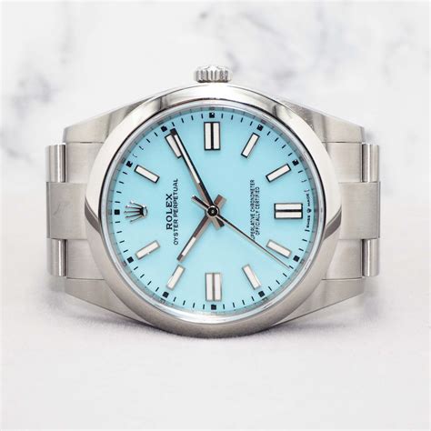 Rolex 41mm tiffany blue